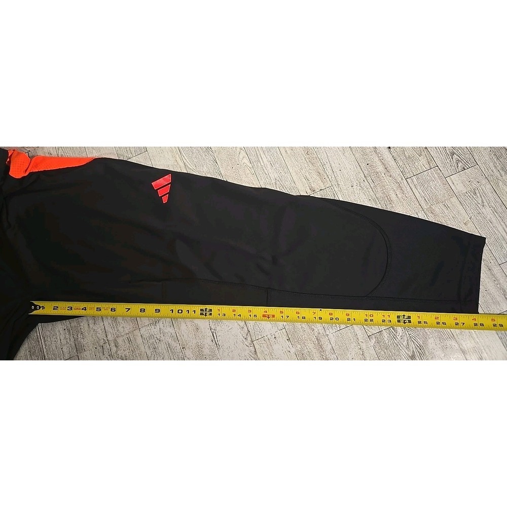 Adidas Pants XL Black Football Soccer Solar Red Sides Womens IJ7379 NEW - Picture 6 of 12